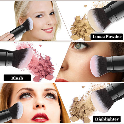 Curobiomelle Vegan Synthetic Kabuki Brush
